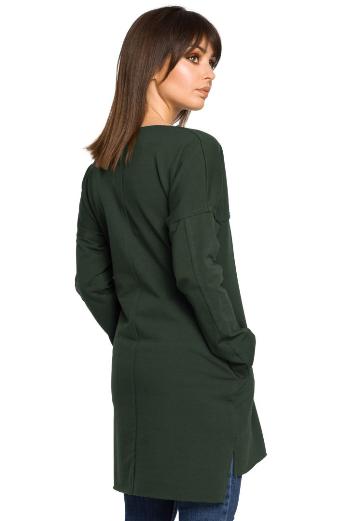 Tunika mini - Oversize - zielona